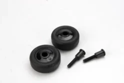 Traxxas Wheels (4)/ Axles (2), for Maxx wheelie bar – TRX4976