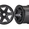 Traxxas Wheels, 3.8 (black) (2) (17mm splined) – TRX8671