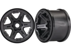Traxxas Wheels, 3.8 (black) (2) (17mm splined) – TRX8671