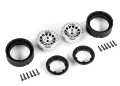 Traxxas Wheels, Method 105 1.0″, (satin chrome) (2) – TRX9781-SATIN