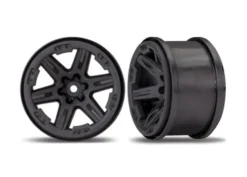 Traxxas Wheels, RXT 2.8″ (black) (2) – TRX6772