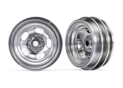 Traxxas Wheels, 1.0′ (satin chrome) (2) – TRX9869