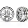 Traxxas Wheels, 1.0 (statin chrome) (2) – TRX9770-SATIN
