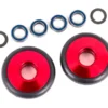 Traxxas Wheels, wheelie bar, 6061-T6 aluminum (red-anodized) (2)/ 5x8x2.5mm ball bearings (4)/ o-rings (2)/ 5x8x0.3mm TW (2) – TRX9461R