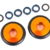 Traxxas Wheels, wheelie bar, 6061-T6 aluminum (orange-anodized) (2)/ 5x8x2.5mm ball bearings (4)/ o-rings (2)/ 5x8x0.3mm TW (2) – TRX9461A