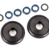 Traxxas Wheels, wheelie bar, 6061-T6 aluminum (gray-anodized) (2)/ 5x8x2.5mm ball bearings (4)/ o-rings (2)/ 5x8x0.3mm TW (2) – TRX9461T