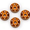 Traxxas Wheel washers, machined aluminum, orange (4) – TRX10257-ORNG