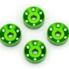 Traxxas Wheel washers, machined aluminum, green (4) – TRX10257-GRN