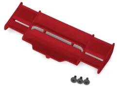 Traxxas Wing, Rustler 4X4 (red)/ 3x8mm FCS (3) – TRX6721R