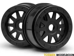 TR-10 GLUE-LOCK WHEEL BLACK 2pcs – HPI106896