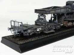 Trumpeter Morser Karl Gerat 040-041 auf Eisenbahn-Transport-Trailer – 1:35 bouwpakket