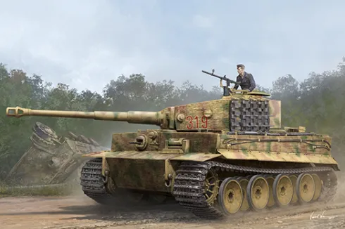 Trumpeter Pz.Kpfw.VI Ausf.E Sd.Kfz.181 Tiger I (Medium Production)w/Zimmerit in 1:35 bouwpakket