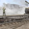 Trumpeter Schwere Plattformwagen Type SSyms 80 – 1:35 bouwpakket