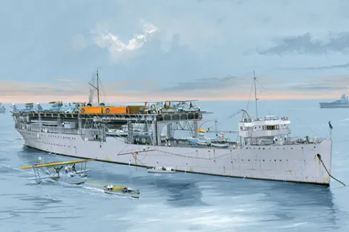 Trumpeter USS Langley AV-3 – 1:350 bouwpakket