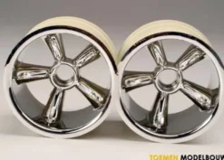 TRX Pro-Star chrome wheels front – TRX4174