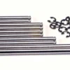 TRX1939 – Suspension pin set, hard chrome (w/ E-clips)