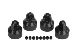 TRX7764X –Shock caps, aluminum (hard-anodized, PTFE-coated), GTX shocks (4)/ spacers (8)