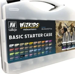 Vallejo Basic Starters Case Wizkids Premium Paints 40 kleuren 8ml – 80260
