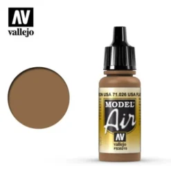 Vallejo Model Air USA Flat Brown – 17ml – 71026