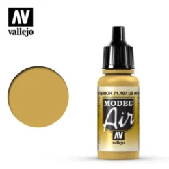 Vallejo Model Air US Interior Yellow – 17ml – 71107