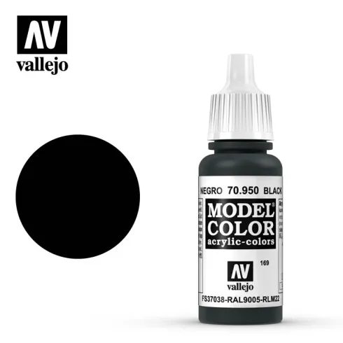 Vallejo Model Color Black -17ml -70950