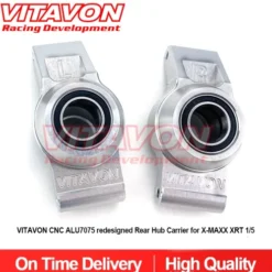 VITAVON CNC Aluminium 7075 Redesigned Rear Hub Carrier – voor Traxxas X-MAXX 1/5 & Traxxas Sand Car