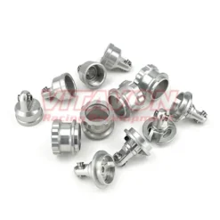 VITAVON CNC Aluminium 7075 Shock Cap Set & Shock Collar Spacer – 10mm Verlengd – voor XRT & X-MAXX