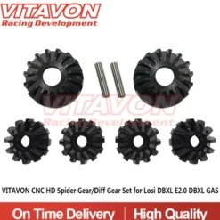 VITAVON CNC HD Spider Gear / Diff Gear Set voor Losi DBXL-E 2.0 & DBXL Gas
