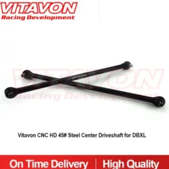 VITAVON CNC HD 45# Stalen Center Drive Shaft Set voor LOSI DBXL E 2.0 (2 stuks)
