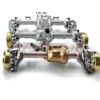 VITAVON CNC Voor-, Midden- en Achterasbehuizing voor Traxxas TRX-6 – Hoogwaardige CNC aluminium upgrade voor de Traxxas TRX-6