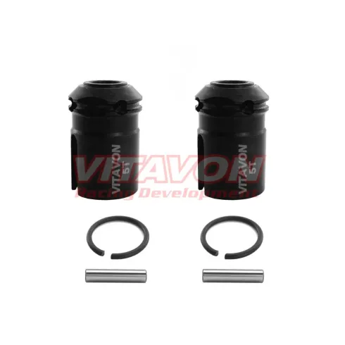 Vitavon HD Steel 45# F/R Center Drive Coupler voor Losi 5ive