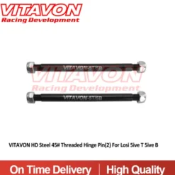 Vitavon HD Steel 45# Threaded Hinge Pin voor Losi 5ive-T en 5ive-B