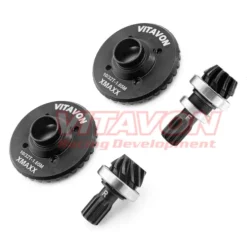 VITAVON 1.65 Mod V3 Spiral Cut Front & Rear Diff Ring & Pinion Gear Set 10/32T – Voor X-MAXX / XRT
