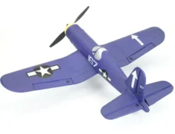 Volantex Corsair F4U V2 Blauw 400mm 4-kanaals elektro vliegtuig met gyroscoop RTF (Versie 2024)
