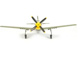 VOLANTEX P-51D Mustang Groen 4-kanaals 500mm brushless RC vliegtuig met Gyroscoop RTF compleet met 7.4V 400mAh 25C Lipo accu en lader
