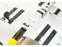 VOLANTEX P-51D Mustang Groen 4-kanaals 500mm brushless RC vliegtuig met Gyroscoop RTF compleet met 7.4V 400mAh 25C Lipo accu en lader