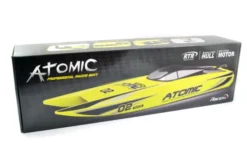 Volantex Racent Atomic 70cm Brushless Racing Boat RTR Geel compleet met lipo accu en lader