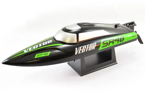 Volantex Racent Vector SR48 Brushed Boat RTR – black (versie 2022)