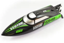 Volantex Racent Vector SR48 Brushed Boat RTR – black (versie 2022)