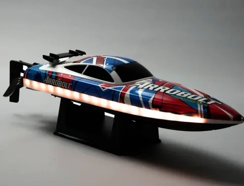 VOLANTEX RC Boot Arrobolt ‘Lumen’ SR40 Brushless RTR Rood zonder accu en lader – 50 km/h