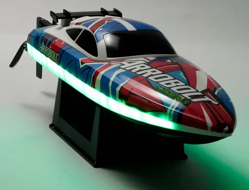 VOLANTEX RC Boot Arrobolt ‘Lumen’ SR40 Brushless RTR Rood zonder accu en lader – 50 km/h