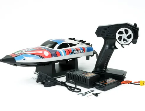 VOLANTEX RC Boot Arrobolt ‘Lumen’ SR40 Brushless RTR Rood zonder accu en lader – 50 km/h