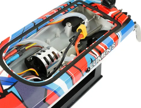 VOLANTEX RC Boot Arrobolt ‘Lumen’ SR40 Brushless RTR EU Combo Rood compleet met 11.1V 1000mAh Li-Ion accu en lader – 50 km/h