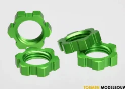 Wheel nuts splined 17mm green-anodized – TRX5353A