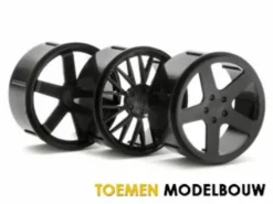 WHEEL SET BLACK MICRO RS4 – HPI73411