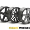 WHEEL SET GUNMETAL MICRO RS4 – HPI73414