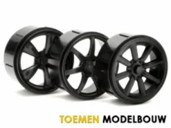 WHEEL SET TYPE 2 BLACK MICRO RS4 – HPI73461