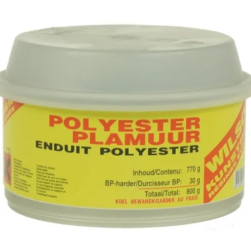 Wilsor polyester plamuur – 2 componenten – 200gr