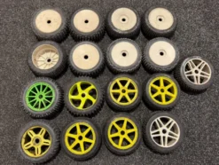 17x Buggy Banden 17mm Hex (gebruikt)!