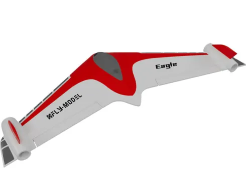 XFLY Eagle 40mm EDF Flying Wing ARTF met Gyroscoop – Rood